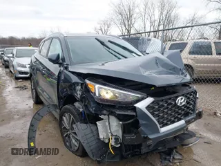2019 Hyundai Tucson Ultimate with VIN KM8J3CAL7KU076246, listed as a IAAI auction lot 41836361 with 26,097 mi miles. Bid and sale history available at carsss.com. Image 1.