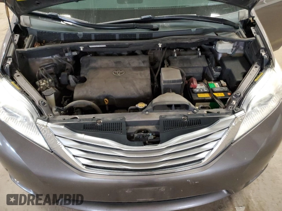 2011 Toyota Sienna XLE AAS with VIN 5TDYK3DCXBS028505, listed as a Copart auction lot 52927885 with 240,646 mi miles and Salvage Title. Bid and sale history available at DreamBid. Image 13.