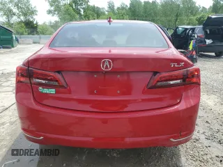 2017 Acura TLX with VIN 19UUB1F33HA004750, listed as a Copart auction lot 55268915 with 124,786 mi miles and Salvage title. Bid and sale history available at DreamBid. Image 6.