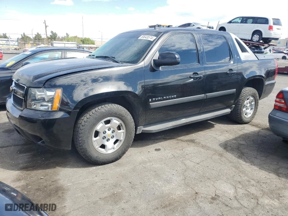 2007 Chevrolet Avalanche LS with VIN 3GNEC12037G187814, listed as a Copart auction lot 69648574 with 191,686 mi miles and Salvage Title. Bid and sale history available at carsss.com. Image 1.