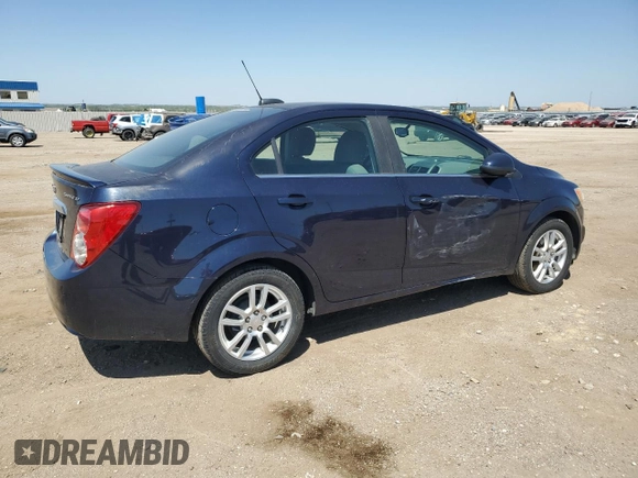 2015 Chevrolet Sonic LT with VIN 1G1JC5SH7F4134235, listed as a Copart auction lot 56666275 with 78,155 mi miles and Salvage title. Bid and sale history available at DreamBid. Image 3.