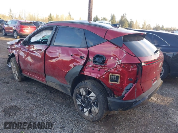 2025 Hyundai Kona SEL Convenience with VIN KM8HCCABXSU260201, listed as a IAAI auction lot 41733277 with Not Provided miles and . Bid and sale history available at carsss.com. Image 3.