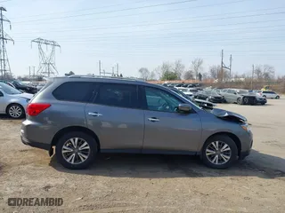2019 Nissan Pathfinder S with VIN 5N1DR2MM6KC591691, listed as a IAAI auction lot 41803630 with 66,794 mi miles. Bid and sale history available at carsss.com. Image 13.