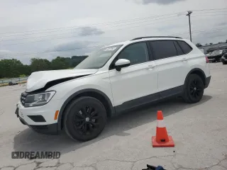 2018 Volkswagen Tiguan S with VIN 3VV1B7AX5JM076641, listed as a Copart auction lot 59357085 with 58,556 mi miles and Salvage title. Bid and sale history available at DreamBid. Image 1.