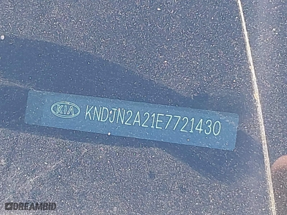 2014 Kia Soul with VIN KNDJN2A21E7721430, listed as a IAAI auction lot 41657615 with 1 mi miles. Bid and sale history available at carsss.com. Image 16.
