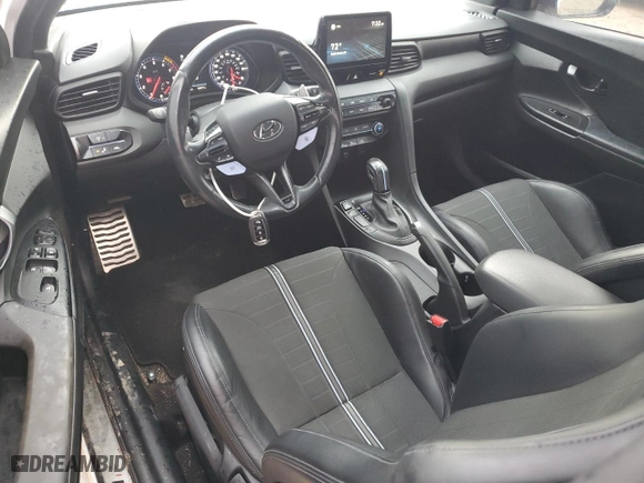 2021 Hyundai Veloster N with VIN KMHT36AH9MU011200, listed as a Copart auction lot 50986355 with 44,477 mi miles and Salvage Title. Bid and sale history available at carsss.com. Image 8.