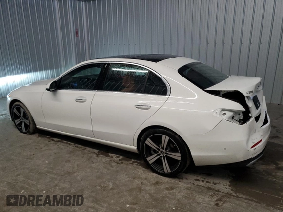 2025 Mercedes-Benz C 300 with VIN W1KAF4GB5SR238853, listed as a Copart auction lot 55306045 with 5,196 mi miles and Clean Title. Bid and sale history available at DreamBid. Image 2.