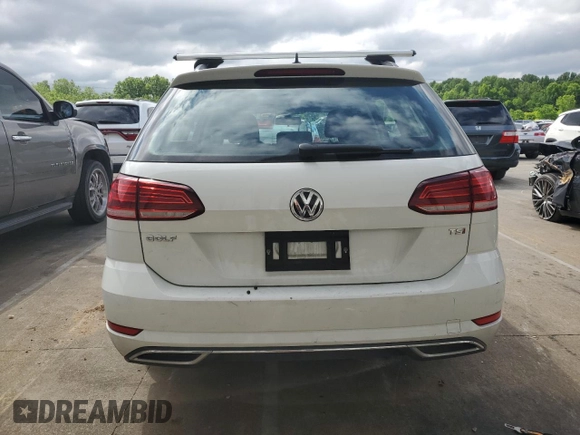 2018 Volkswagen Golf SportWagen S with VIN 3VWD17AUXJM755273, listed as a Copart auction lot 54240484 with 24,596 mi miles and Salvage Title. Bid and sale history available at carsss.com. Image 6.