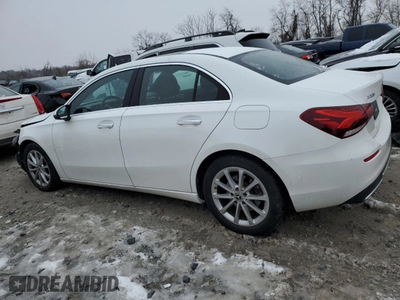 2022 Mercedes-Benz A 220 with VIN W1K3G4FB6NJ355576, listed as a Copart auction lot 41506835 with 24,954 mi miles and Salvage Title. Bid and sale history available at DreamBid. Image 2.