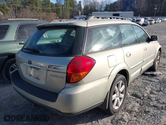 2006 Subaru Legacy Outback Limited with VIN 4S4BP62C567326256, listed as a IAAI auction lot 41350310 with 263,060 mi miles and . Bid and sale history available at DreamBid. Image 4.
