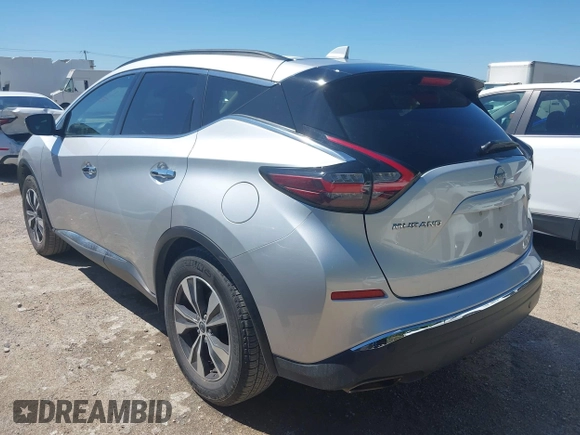 2023 Nissan Murano SV z VIN 5N1AZ2BJ8PC123349, wystawiony jako IAAI lot #42075746 z przebiegiem 47 239 mil mil oraz . Historia ofert i sprzedaży dostępna na DreamBid. Obrazek 3.