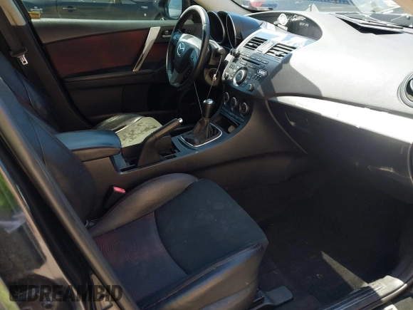2013 Mazda 3 Mazdaspeed3 Touring with VIN JM1BL1L42D1827986, listed as a IAAI auction lot 42143327 with 186,436 mi miles and . Bid and sale history available at DreamBid. Image 5.
