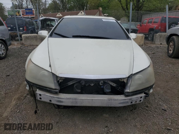 2005 Acura RL with VIN JH4KB16585C014180, listed as a Copart auction lot 53660715 with 0 mi miles and Salvage Title. Bid and sale history available at carsss.com. Image 5.