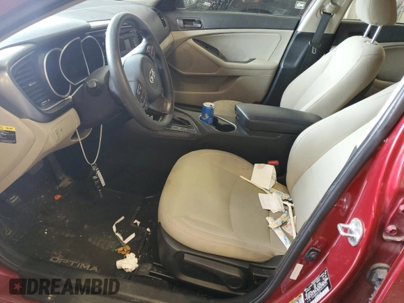 2015 Kia Optima LX with VIN 5XXGM4A72FG515417, listed as a Copart auction lot 59736425 with 96,281 mi miles and Non repairable. Bid and sale history available at DreamBid. Image 7.