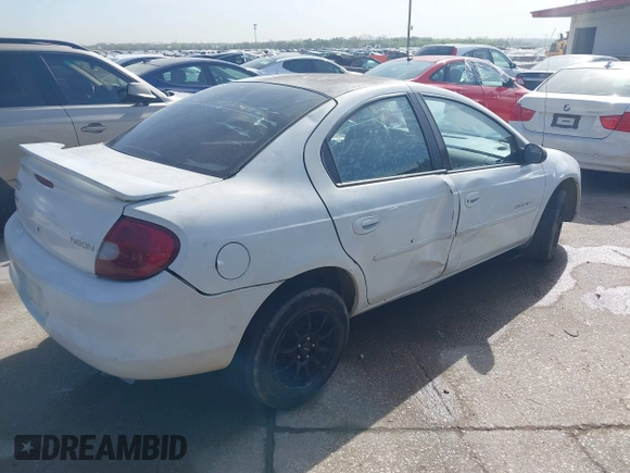 2000 Dodge Neon Highline with VIN 1B3ES46C7YD867085, listed as a IAAI auction lot 41872411 with 190,734 mi miles. Bid and sale history available at carsss.com. Image 4.