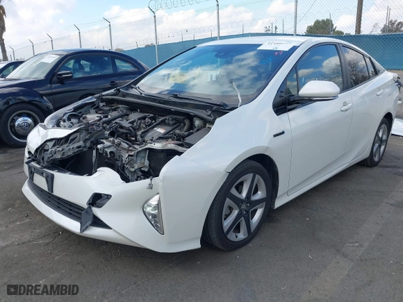 2016 Toyota Prius Four with VIN JTDKARFU3G3511280, listed as a IAAI auction lot 41480217 with 168,008 mi miles. Bid and sale history available at carsss.com. Image 18.