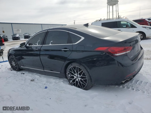2017 Genesis G80 5.0L Ultimate with VIN KMHGN4JFXHU213371, listed as a Copart auction lot 45194885 with 80,533 mi miles and Clean Title. Bid and sale history available at carsss.com. Image 2.