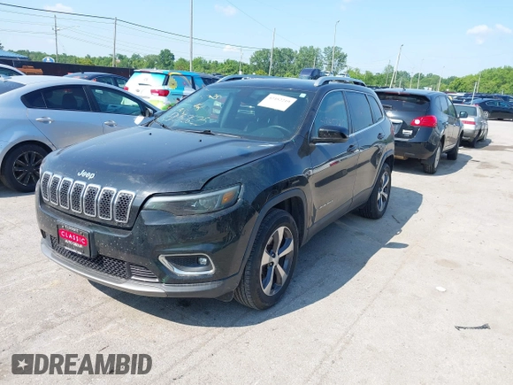 2019 Jeep Cherokee Limited with VIN 1C4PJMDX0KD351884, listed as a IAAI auction lot 42452219 with 112,485 mi miles and . Bid and sale history available at DreamBid. Image 20.