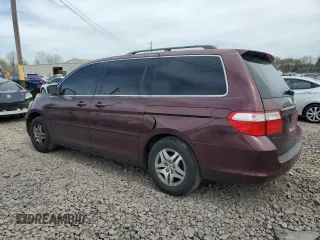2007 Honda Odyssey EX-L with VIN 5FNRL386X7B089208, listed as a Copart auction lot 54067075 with 235,281 mi miles and Clean Title. Bid and sale history available at DreamBid. Image 2.