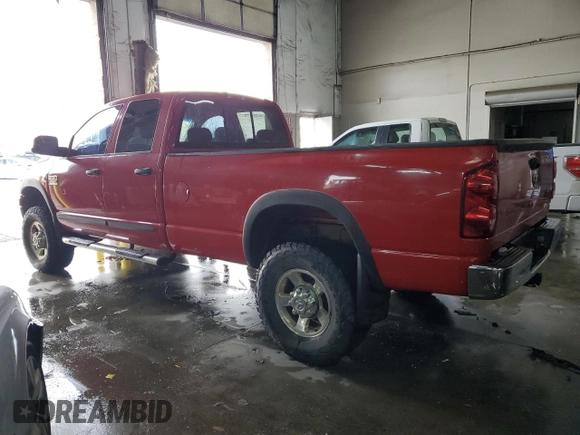 2007 Dodge Ram 2500 SLT with VIN 3D7KS28A27G850462, listed as a Copart auction lot 41455895 with 137,348 mi miles and Salvage Title. Bid and sale history available at carsss.com. Image 2.