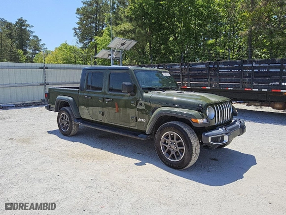 2021 Jeep Gladiator Overland with VIN 1C6HJTFG8ML554582, listed as a Copart auction lot 50268395 with 78,738 mi miles and Clean Title. Bid and sale history available at carsss.com. Image 4.