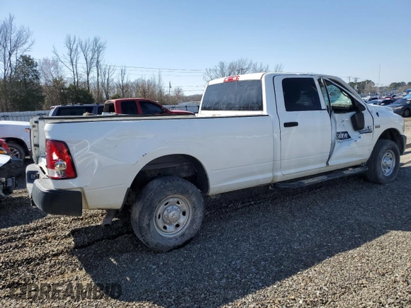 2014 Ram 2500 Tradesman with VIN 3C6TR5HT4EG219293, listed as a Copart auction lot 47954685 with 0 mi miles and Salvage Title. Bid and sale history available at carsss.com. Image 3.