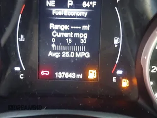 2018 Jeep Compass Altitude with VIN 3C4NJDBB2JT418914, listed as a IAAI auction lot 41759891 with 137,643 mi miles and . Bid and sale history available at carsss.com. Image 15.