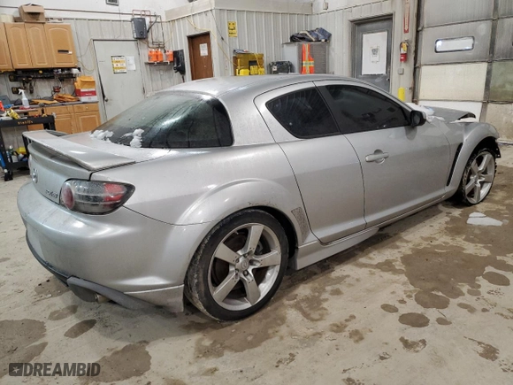 2004 Mazda RX-8 with VIN JM1FE173740136536, listed as a Copart auction lot 41667635 with 0 mi miles and Clean Title. Bid and sale history available at carsss.com. Image 3.