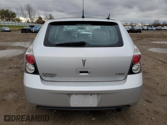 2009 Pontiac Vibe w/1SB with VIN 5Y2SP67059Z436199, listed as a Copart auction lot 79191944 with 104,246 mi miles and Clean Title. Bid and sale history available at carsss.com. Image 6.