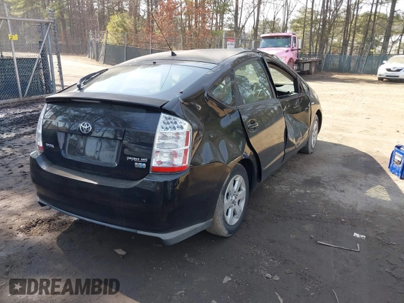 2009 Toyota Prius with VIN JTDKB20U493508985, listed as a IAAI auction lot 41675758 with 96,738 mi miles. Bid and sale history available at carsss.com. Image 4.