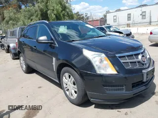 2012 Cadillac SRX Luxury Collection with VIN 3GYFNAE38CS635205, listed as a IAAI auction lot 41970482 with 220,593 mi miles. Bid and sale history available at carsss.com. Image 1.