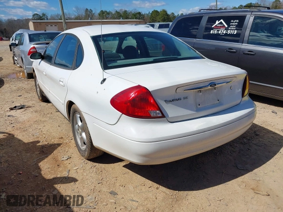 2003 Ford Taurus SE Standard with VIN 1FAFP53223A203718, listed as a IAAI auction lot 41708811 with 200,413 mi miles. Bid and sale history available at carsss.com. Image 3.