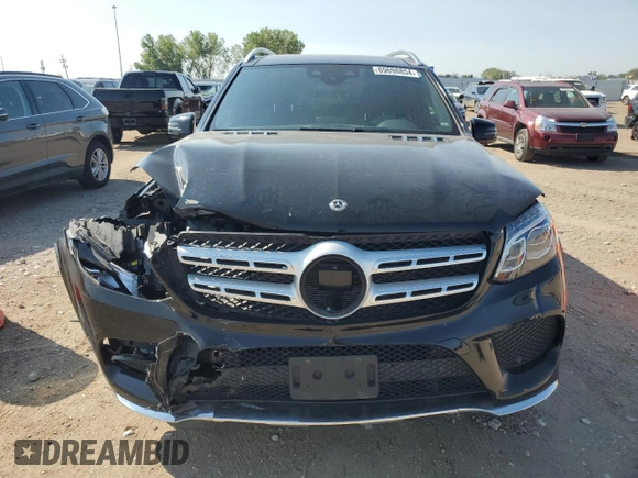 2017 Mercedes-Benz GLS 550 with VIN 4JGDF7DE1HA977583, listed as a Copart auction lot 69698854 with 35,832 mi miles and Salvage Title. Bid and sale history available at DreamBid. Image 5.