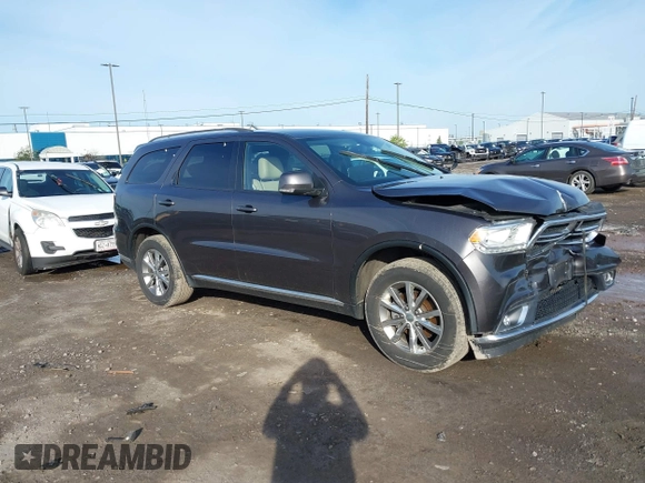 2014 Dodge Durango Limited with VIN 1C4RDJDG6EC493407, listed as a IAAI auction lot 42355251 with 89,636 mi miles and . Bid and sale history available at DreamBid. Image 1.