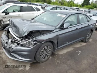 2019 Volkswagen Jetta S with VIN 3VWC57BU6KM256504, listed as a Copart auction lot 57730075 with 75,552 mi miles and Salvage title. Bid and sale history available at DreamBid. Image 1.