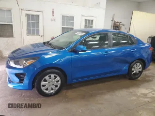2022 Kia Rio S with VIN 3KPA24AD4NE507442, listed as a Copart auction lot 46692835 with 32,968 mi miles and Non Repairable. Bid and sale history available at carsss.com. Image 1.