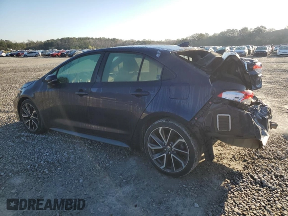 2022 Toyota Corolla SE with VIN JTDS4MCEXNJ081067, listed as a Copart auction lot 47721315 with 81,638 mi miles and Salvage Title. Bid and sale history available at DreamBid. Image 2.