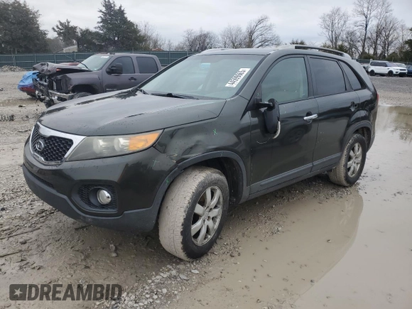 2011 Kia Sorento LX with VIN 5XYKT4A1XBG111070, listed as a Copart auction lot 44599665 with 140,604 mi miles and Clean Title. Bid and sale history available at DreamBid. Image 1.