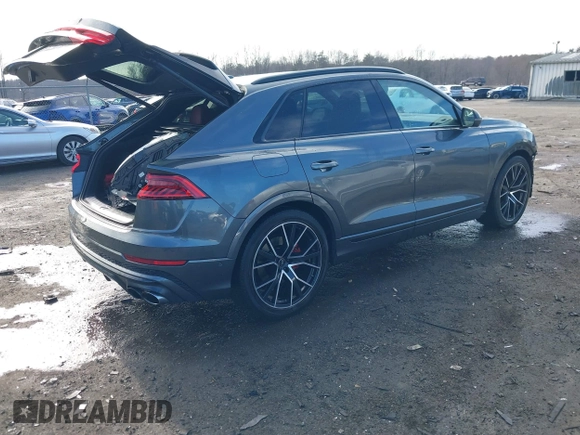 2022 Audi SQ8 Premium Plus with VIN WA1AWBF1XND024105, listed as a IAAI auction lot 41543471 with 42,388 mi miles and . Bid and sale history available at DreamBid. Image 4.