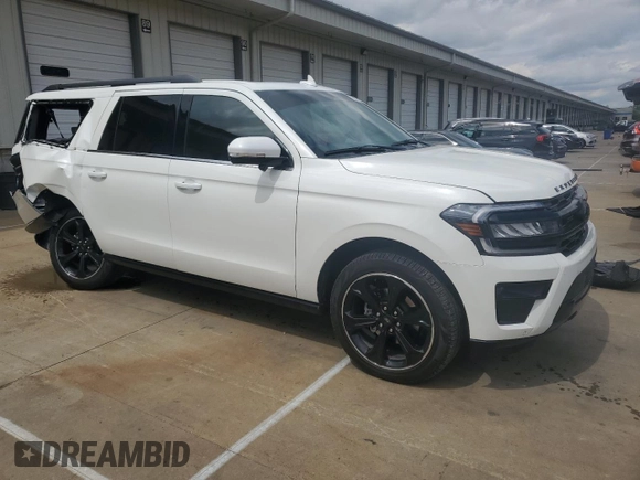 2024 Ford Expedition Max Limited with VIN 1FMJK2A82REB10168, listed as a Copart auction lot 57989075 with 9,211 mi miles and Salvage title. Bid and sale history available at DreamBid. Image 4.