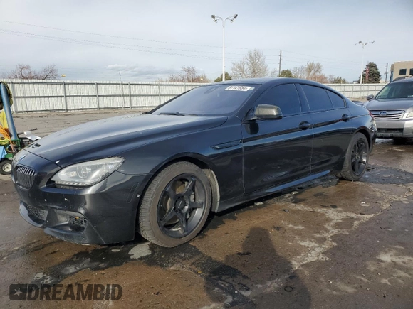 2015 BMW 6 Series 650i xDrive with VIN WBA6B4C55FD761494, listed as a Copart auction lot 81141684 with 82,371 mi miles and Clean Title. Bid and sale history available at DreamBid. Image 1.
