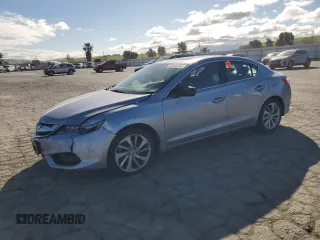 2016 Acura ILX w/Premium Pkg with VIN 19UDE2F74GA011379, listed as a Copart auction lot 48243345 with 121,476 mi miles and Salvage Title. Bid and sale history available at carsss.com. Image 1.