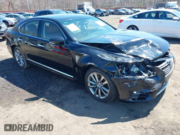 2013 Lexus LS 460 z VIN JTHCL5EF3D5019535, wystawiony jako IAAI lot #41985073 z przebiegiem 171 999 mil mil oraz . Historia ofert i sprzedaży dostępna na DreamBid. Obrazek 1.