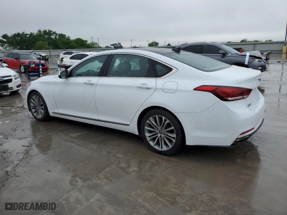 2017 Genesis G80 3.8L with VIN KMHGN4JE8HU171385, listed as a Copart auction lot 51941655 with 233,004 mi miles and Clean Title. Bid and sale history available at carsss.com. Image 2.