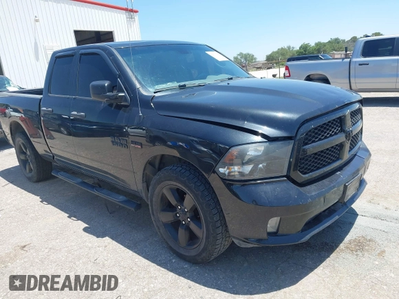 2018 Ram 1500 Tradesman with VIN 1C6RR6FT3JS325630, listed as a IAAI auction lot 42529009 with 125,522 mi miles and . Bid and sale history available at DreamBid. Image 1.