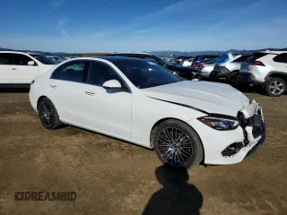 2024 Mercedes-Benz C 300 with VIN W1KAF4HB9RR232143, listed as a Copart auction lot 87269584 with 6,420 mi miles and Clean Title. Bid and sale history available at DreamBid. Image 4.