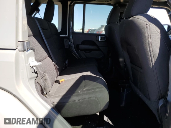 2020 Jeep Wrangler Unlimited Sahara with VIN 1C4HJXEG2LW329752, listed as a Copart auction lot 68563674 with 40,922 mi miles and Salvage Title. Bid and sale history available at carsss.com. Image 10.