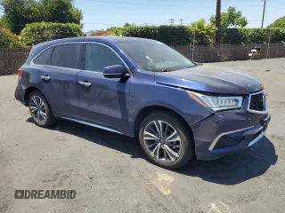2020 Acura MDX Technology with VIN 5J8YD4H50LL027623, listed as a Copart auction lot 58595345 with 63,332 mi miles and Salvage title. Bid and sale history available at DreamBid. Image 4.