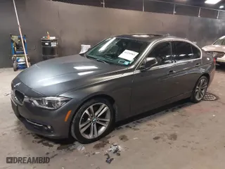 2018 BMW 3 Series 330i xDrive with VIN WBA8D9G54JNU72698, listed as a IAAI auction lot 41326965 with 81,988 mi miles. Bid and sale history available at carsss.com. Image 2.