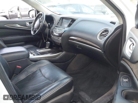 2015 Infiniti QX60 with VIN 5N1AL0MN4FC530895, listed as a IAAI auction lot 41410685 with 89,927 mi miles. Bid and sale history available at carsss.com. Image 5.